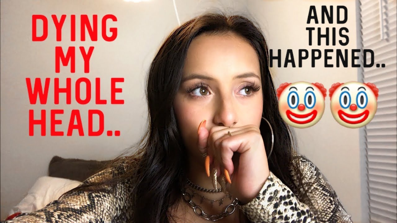 I DYED MY WHOLE HEAD (and THIS happened..)