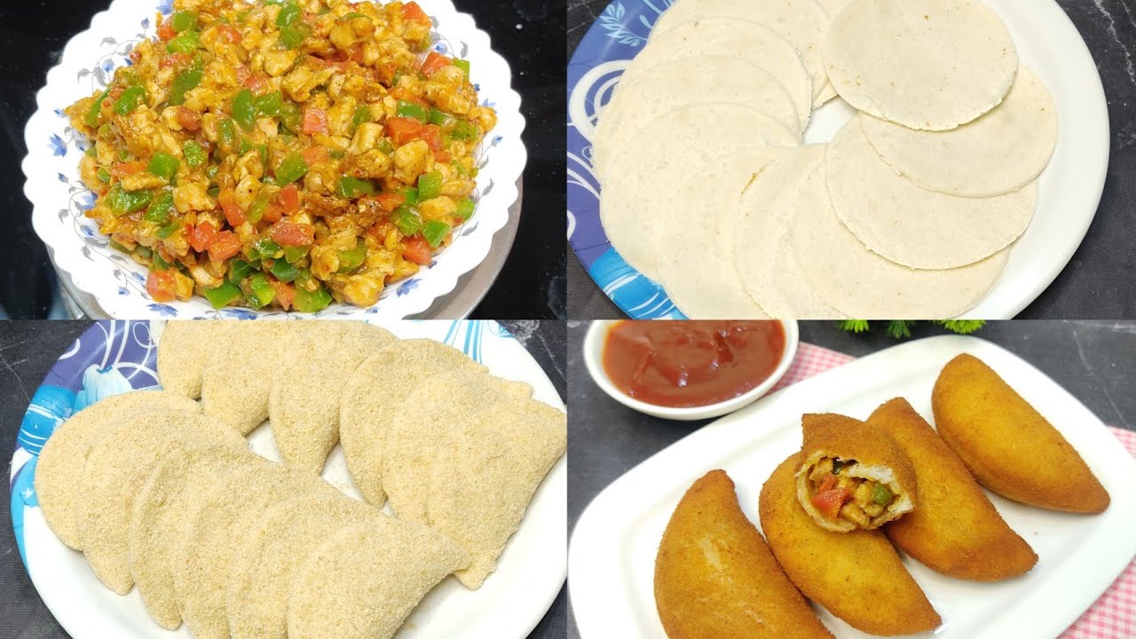 Delicious Cheesy Chicken Half Moon Recipe | Make n Freeze Iftaar Recipe | Chicken Recipe