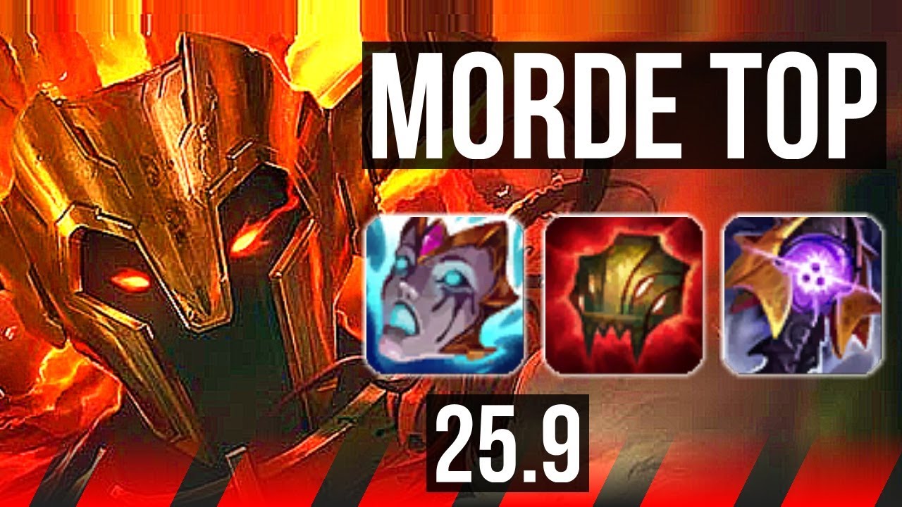 MORDEKAISER vs DR. MUNDO (TOP) | 7/1/5, 7 solo kills | NA Master | 25.9