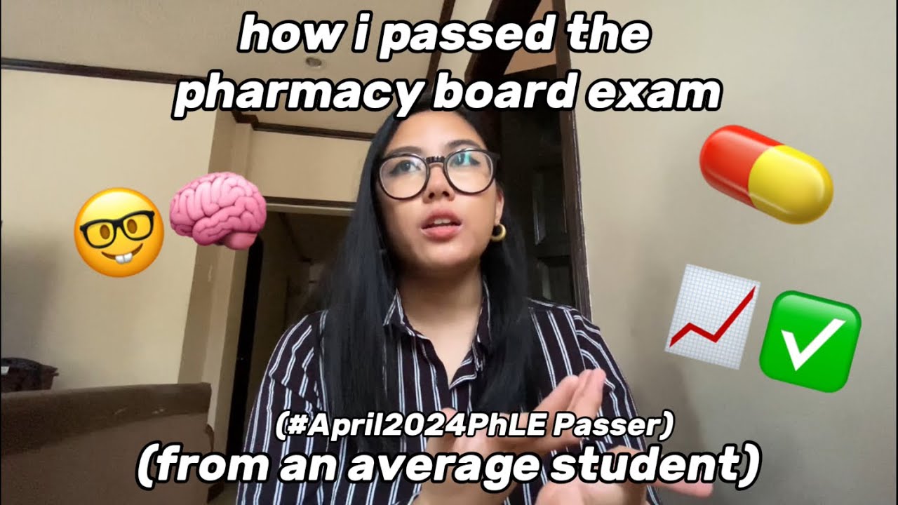 how i passed the pharmacy board exam my first take as an average student  (#April2024PhLEPasser)