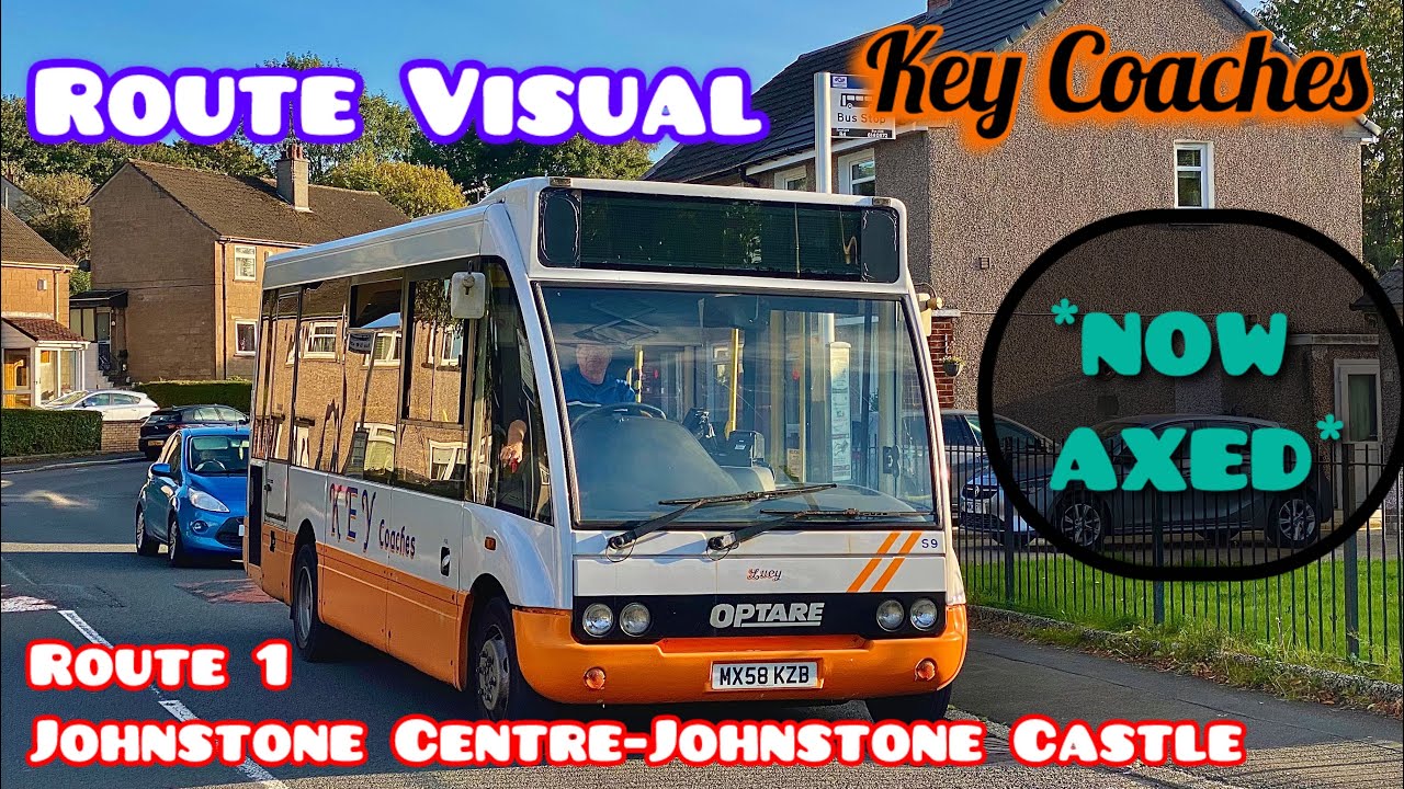 *Now Axed* | Route Visual | Key Coaches | Route 1 | Johnstone Centre-Johnstone Castle (and back)