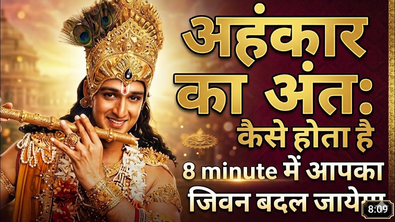 अहंकार ही मनुष्य का मूल्य पतन | Bhagwan Shri Krishna motivation speech | Geeta Saar | Bhagwat Geeta 