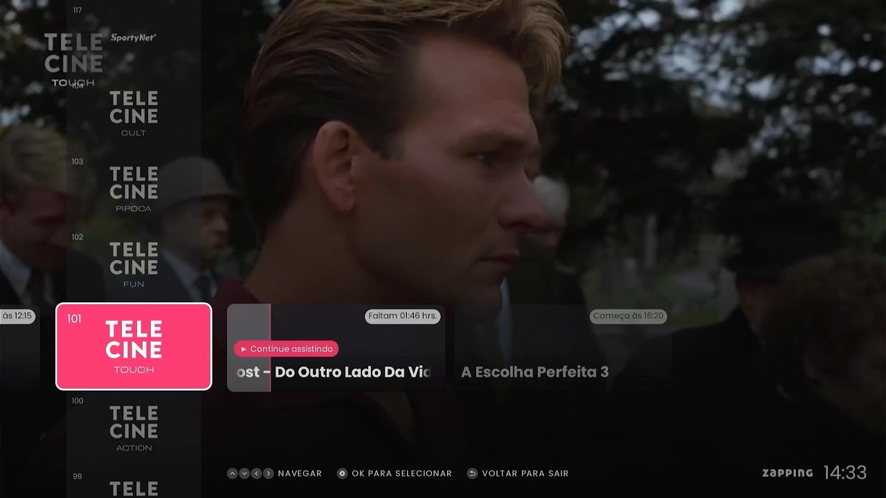 Streaming de TV ao VIVO - Zapping (canais, pacotes, testes e funções)
