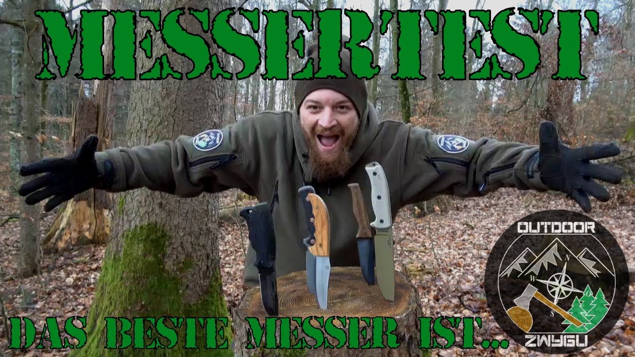 Der grosse Messertest | 6 verschieden Bushcraftmesser getestet | Bushcraft | Gear