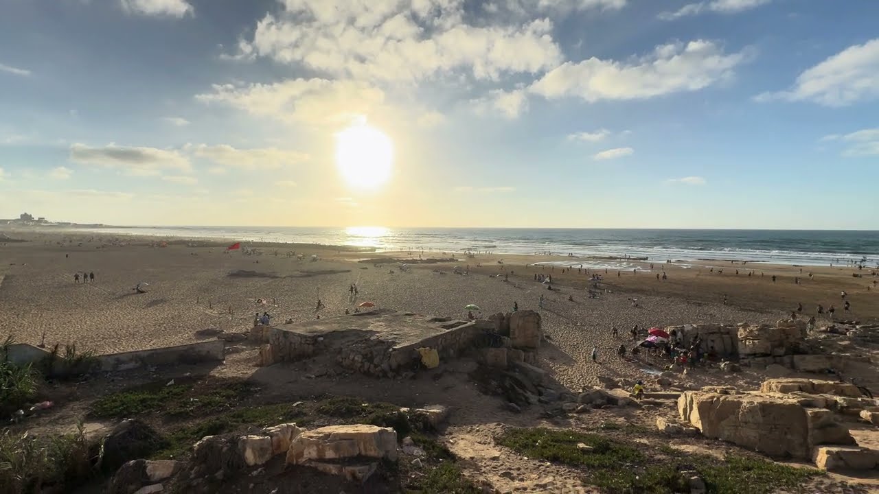 #Morocco 🇲🇦 #Casablanca Corniche Boulevard | Lalla Meryem Beach | walking on the beach 🏖️.