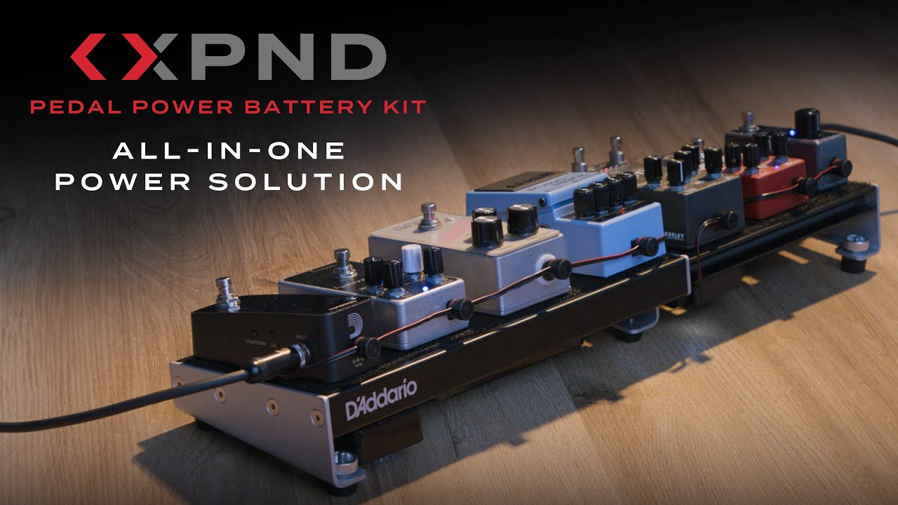 XPND Pedal Power Battery Kit with Adjustable Daisy Chain | D'Addario