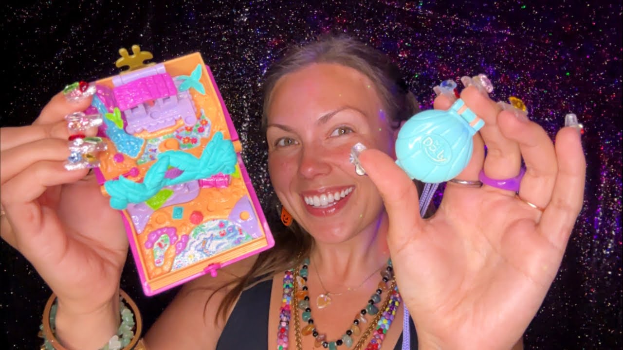 asmr/ my NEW vintage Polly Pockets HAUL🐚 (80s + 90s😍)