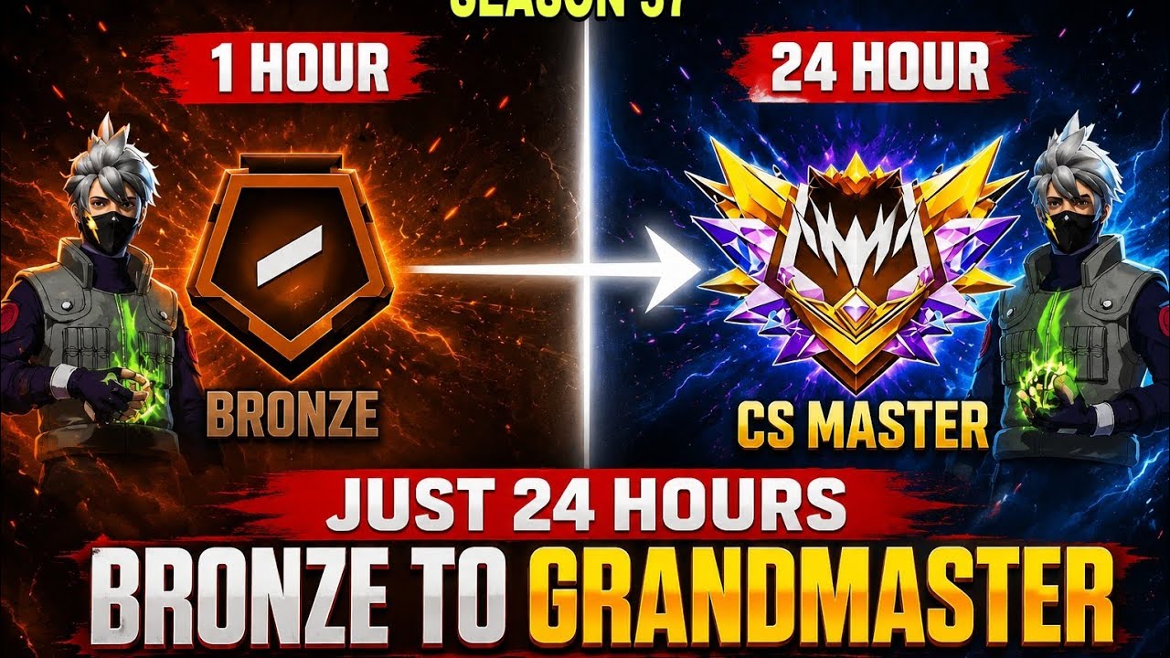 PUSHING RANK IN CS RANK NEW SEASON 37 || FREE FIRE CS-RANK PUSH 