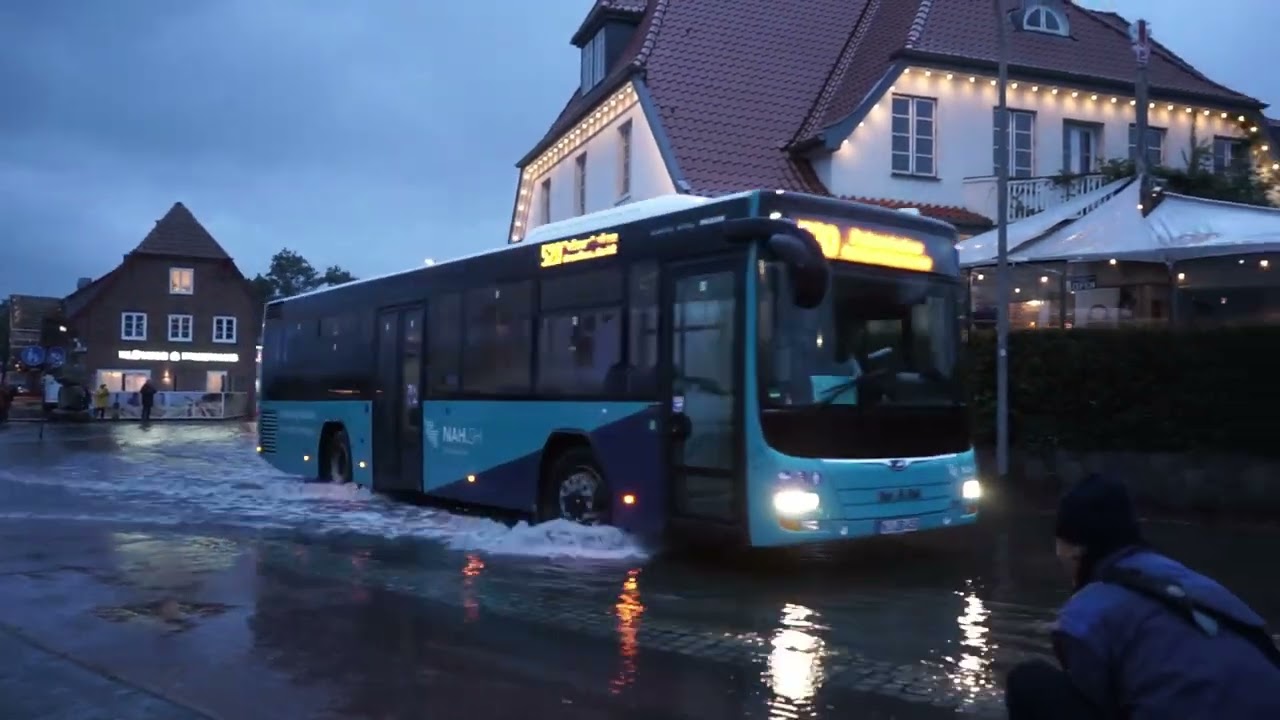 Sturmflut 20.10.2023 – Neustadt in Holstein – Schleswig Holstein Ostsee Hochwasser