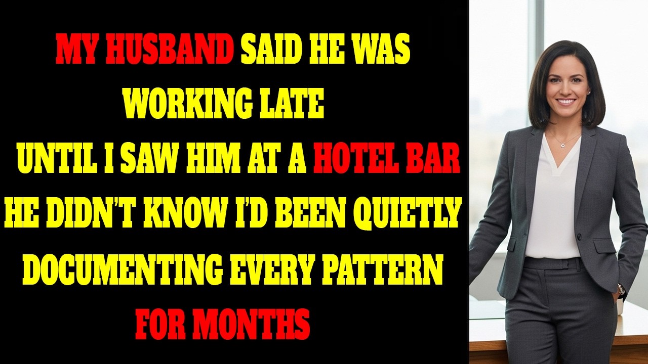 My Husband Said He Was Working Late — Until I Saw Him at a Hotel Bar