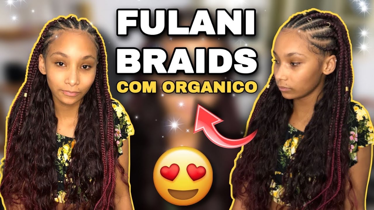 Como fazer fulani braids com orgânico ✨