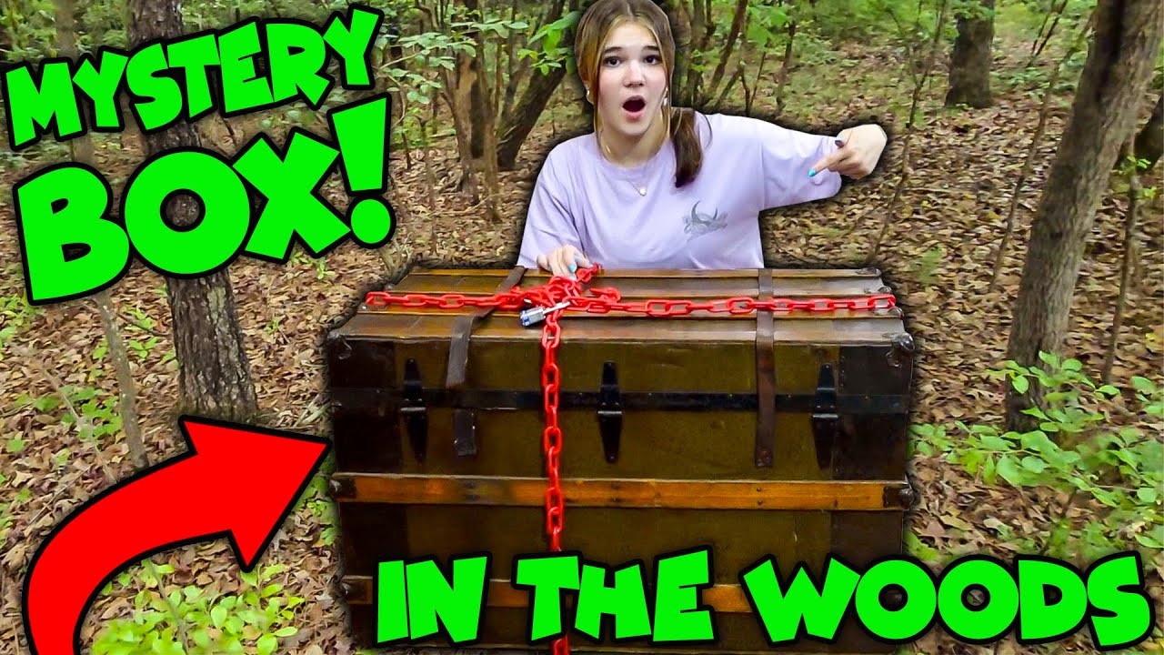 I Found A Huge Mystery Chest In The Creepy Woods!
