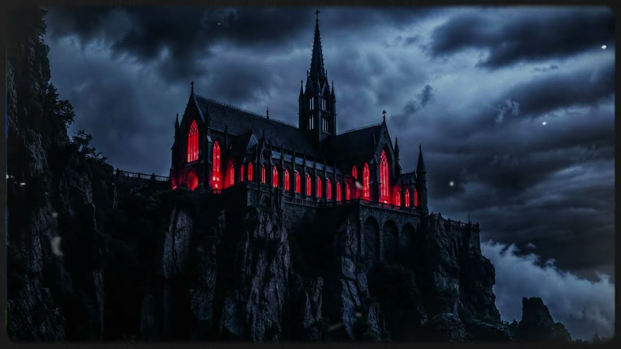 Red Lit Monastery Ritual - Occult Dark Ambient -  Dark Mysterious Atmospheric Ambient Music