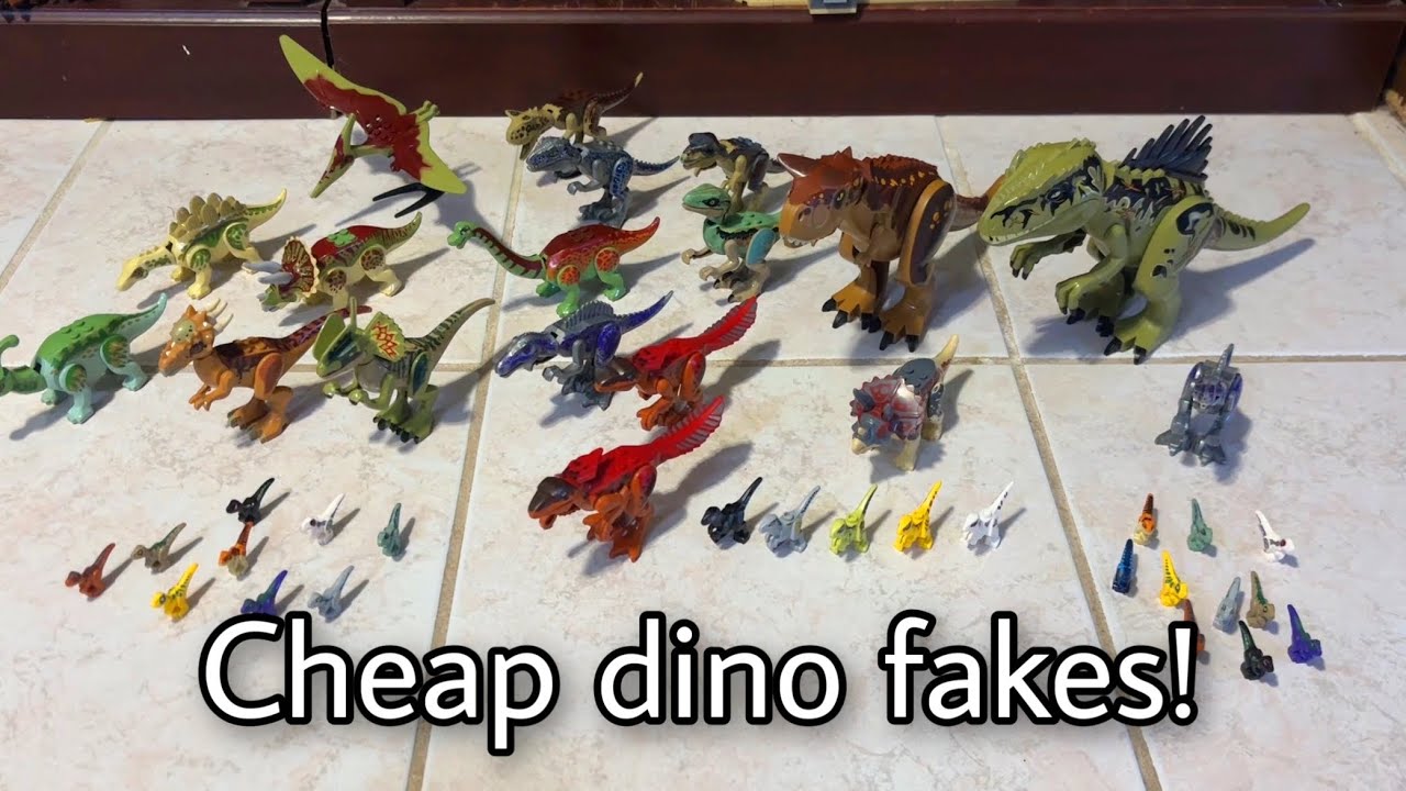 Super cheap fake LEGO dinosaurs review 