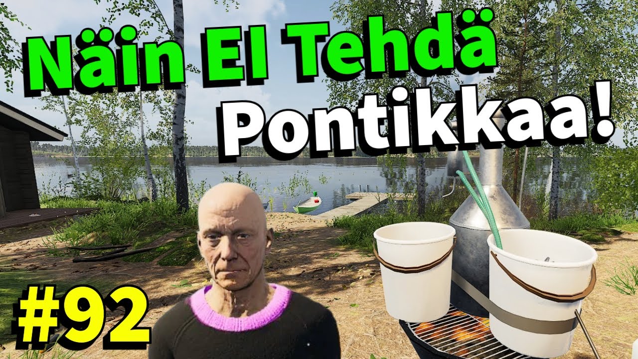 NÄIN EI TEHDÄ PONTIKKAA! | Uusi Päivitys #92 | Finnish Cottage Simulator
