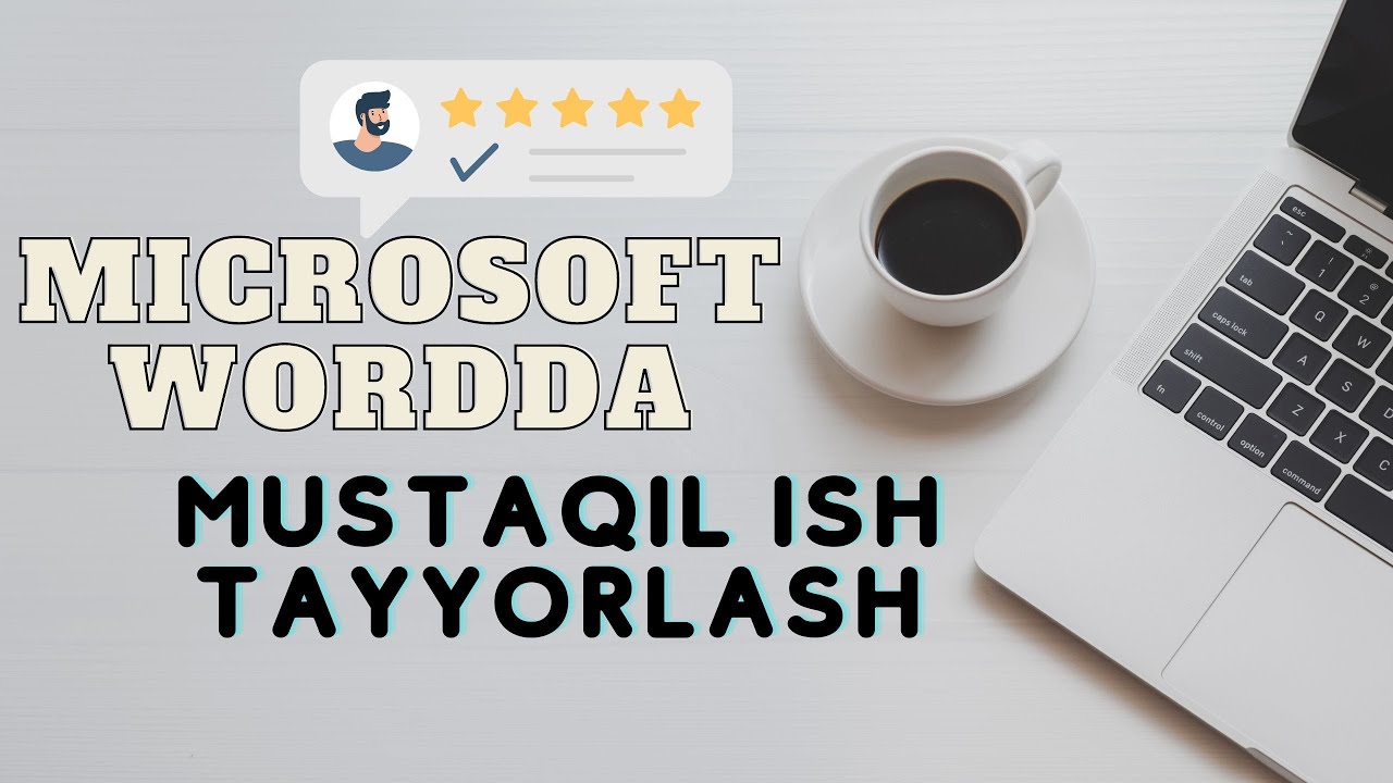 WORDDA MUSTAQIL ISH TAYYORLASH || MICROSOFT WORD DASTURIDA REFERAT YOZISH