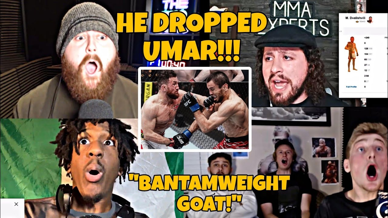 MMA YOUTUBERS react to Merab Dvalishvili BULLYING Umar Nurmagomedov!!