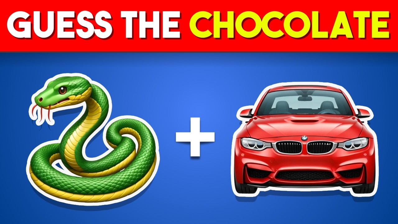 Can You Guess The Chocolate By Emoji Challenge | Guess The Chocolate | Quiz Ninja