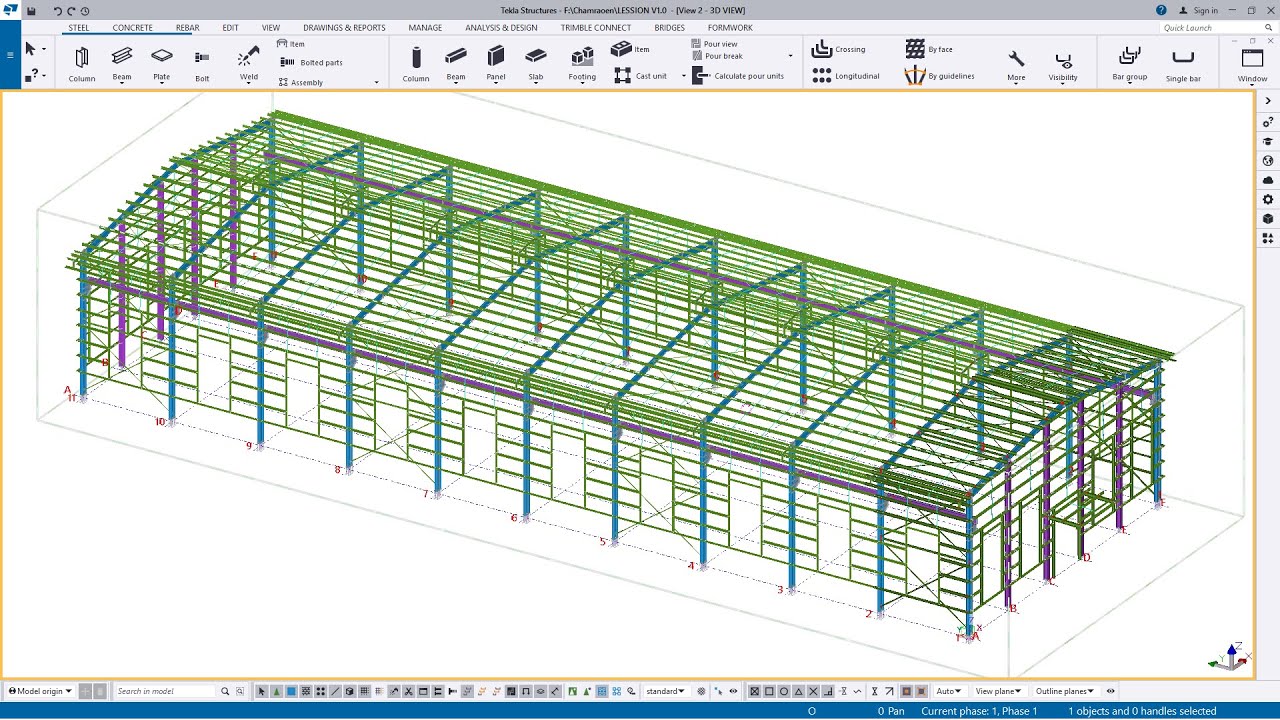 How to create steel plate in Tekla Structures