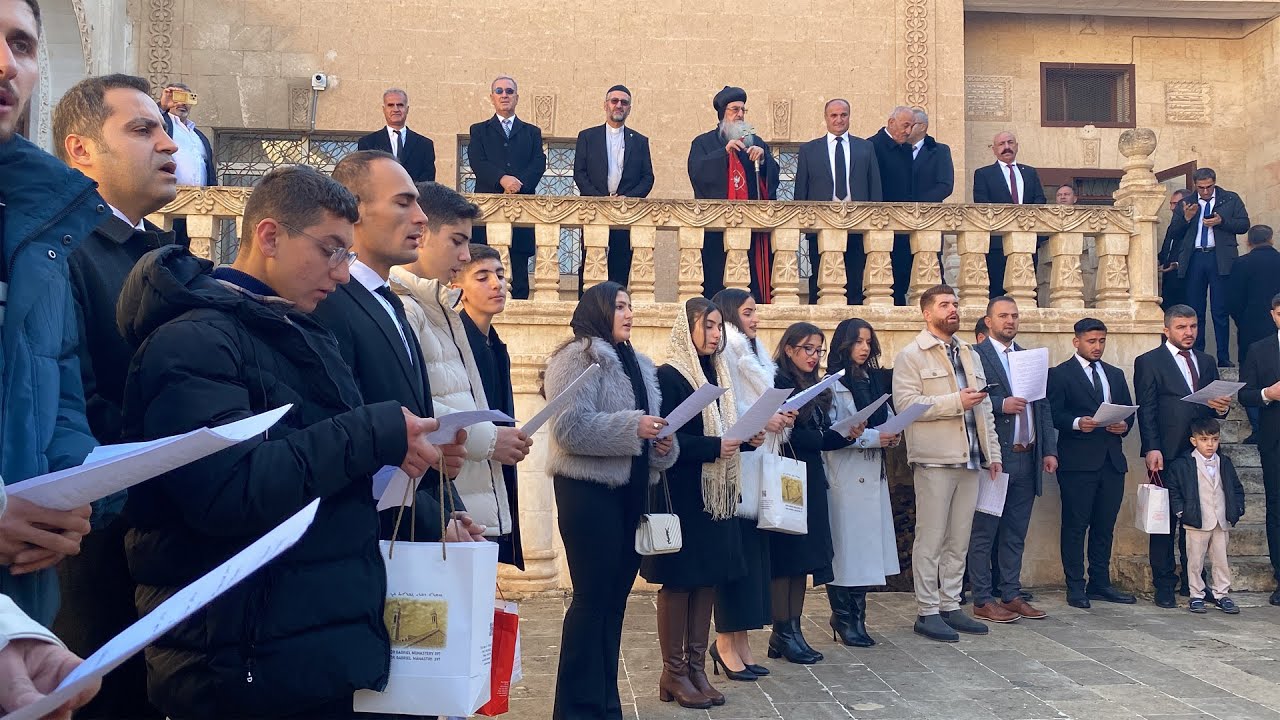 Midyat'ta Süryaniler Doğuş / Yaldo Bayramı’nı Kutluyor