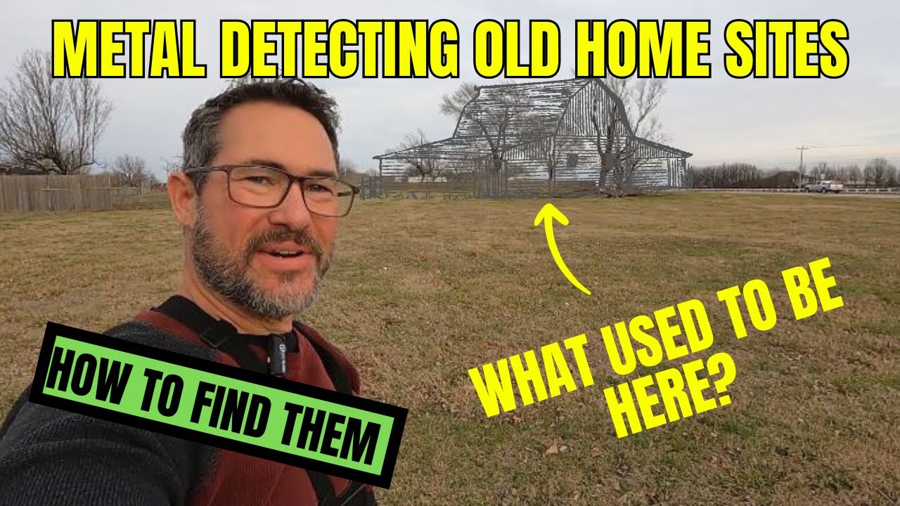 Using old maps to find and then metal detect abandoned home sites (start to finish)
