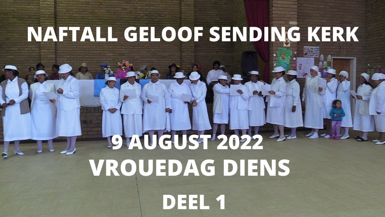 Naftall Geloof Sending Kerk Van God: Vroue Diens 2022