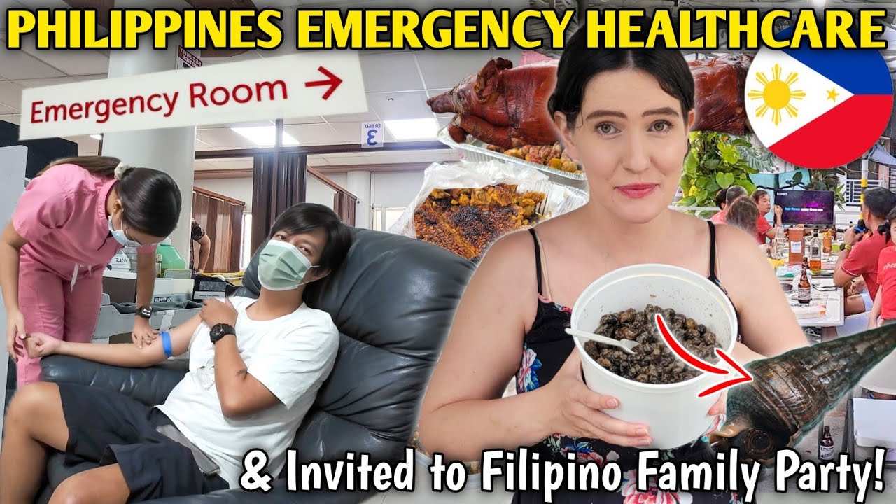 ENDED UP IN HOSPITAL FOR NEW YEAR & BIG FILIPINO FAMILY PARTY! Philippines Province Life