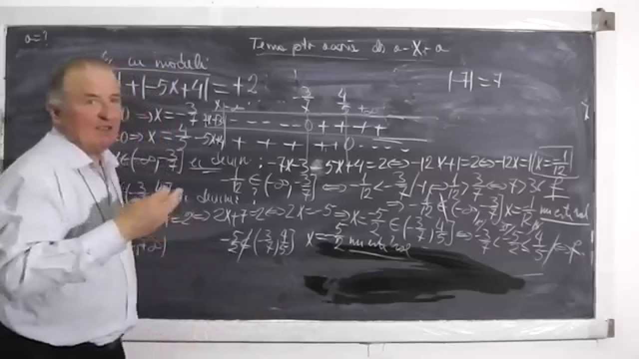 Lectia 433 - Rezolvam ecuatii cu modul - Tema la matematica - Clasa 10