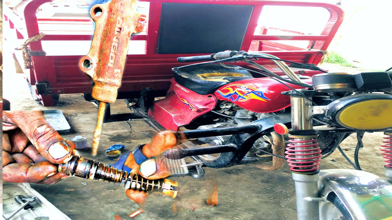 Loader rikshaw hydraulic master cylinder repairing || amazing technique of repairing rikshaw brake