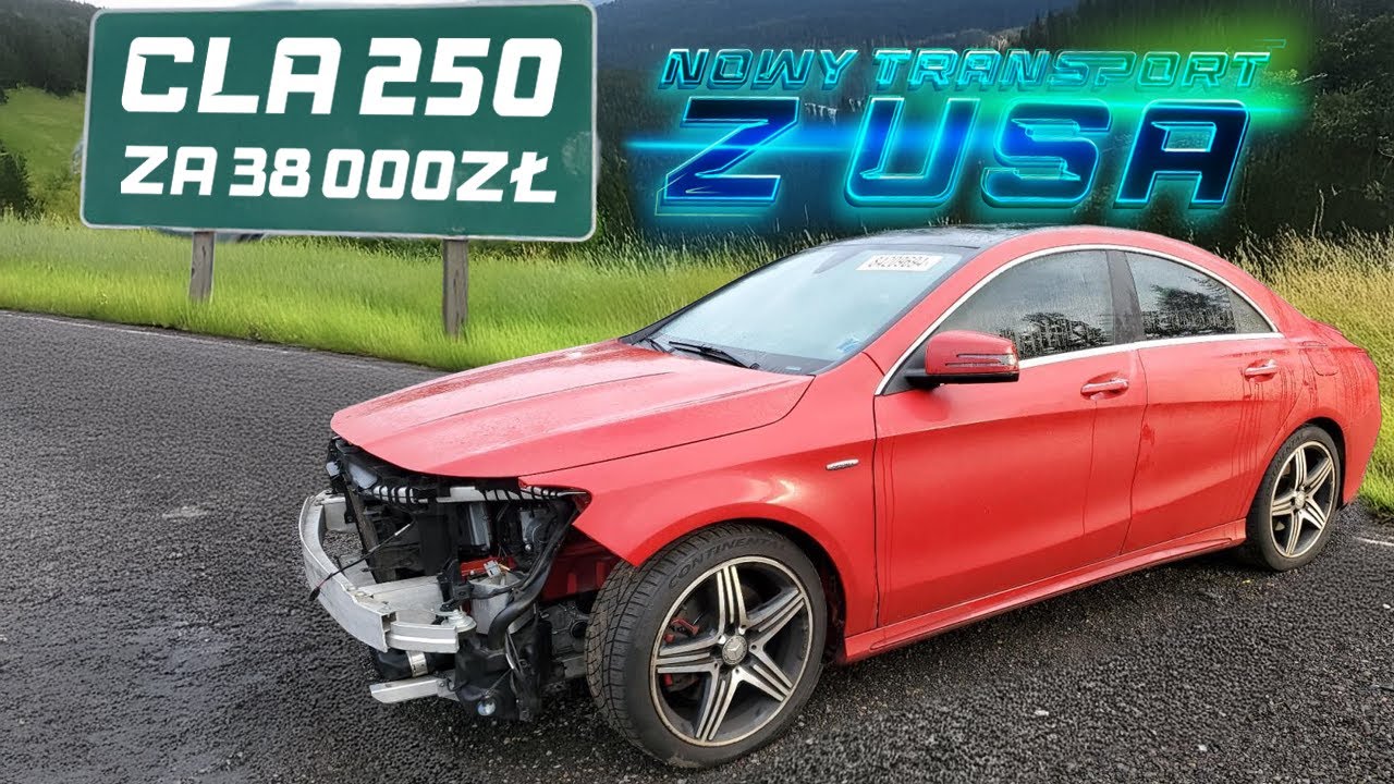 2015 MERCEDES-BENZ CLA 250 w kwocie 38.000 PLN, Volvo S90, Q7, GT86 z USA