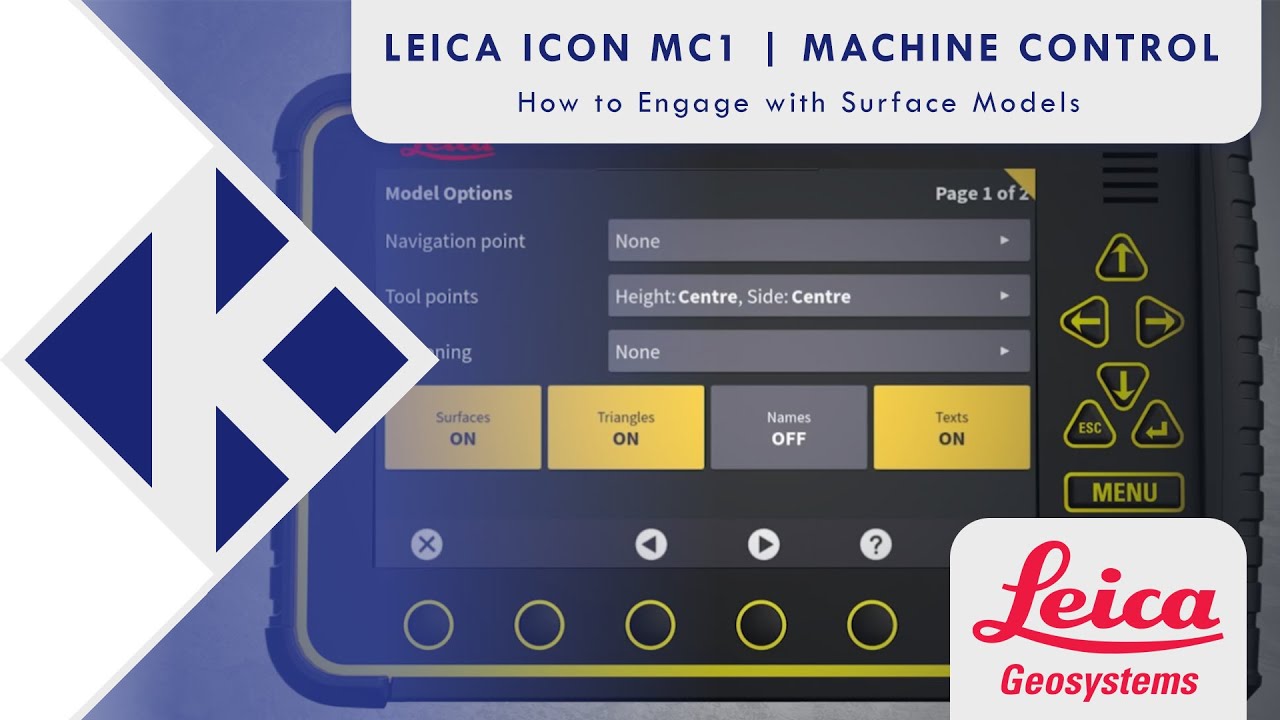 How to Engage with Surface Models on Leica iCON MC1
