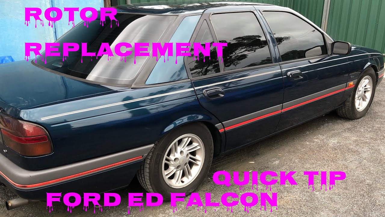 Quick tip for Rotor replacement on Ford ED Falcon