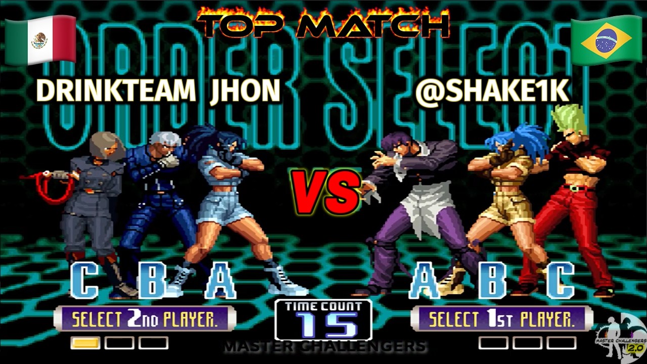 Drinkteam John vs Shake1K FT5 Top Match KOF 2002 ONLINE