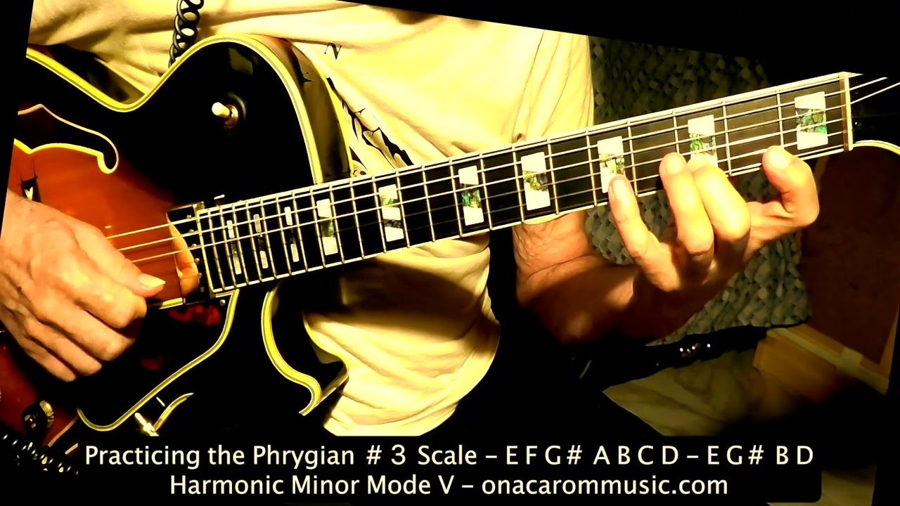 The Seven Modes of the Harmonic Minor Scale by Marcus Nalgaber