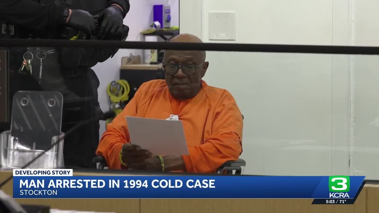80-year-old Stockton man arrested in 1994 double murder cold case