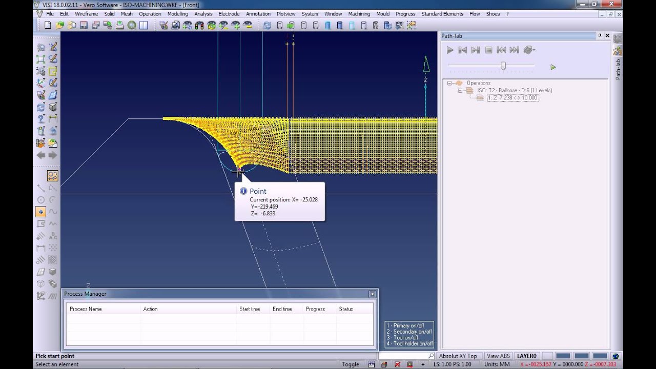 VISI CAM ISO machining