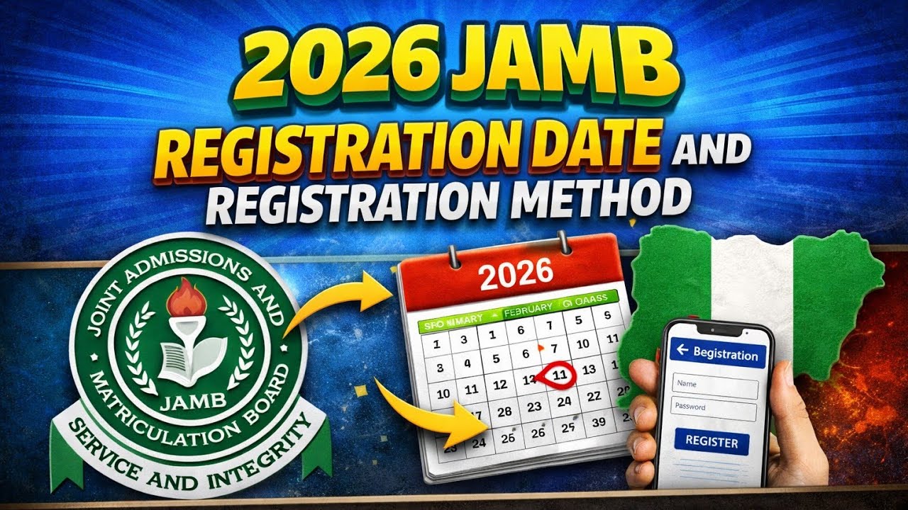 2026 JAMB REGISTRATION DATE AND REGISTRATION METHOD #registration #nigerianstudents #bestacademy 