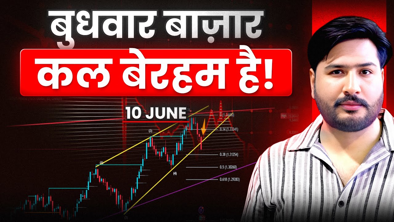 Nifty Prediction and Bank Nifty Analysis for Wednesday | 10 June 26 | NIFTY Tomorrow #nifty 