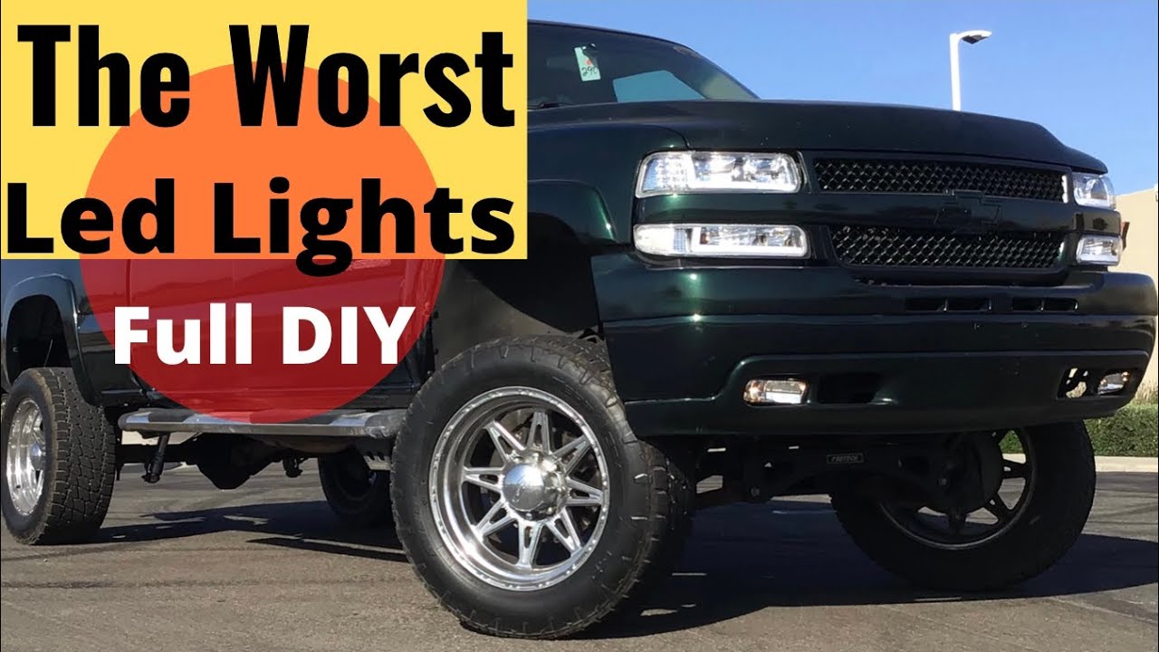 How To Remove & Install DNA LED Headlights 2000 Chevrolet Silverado