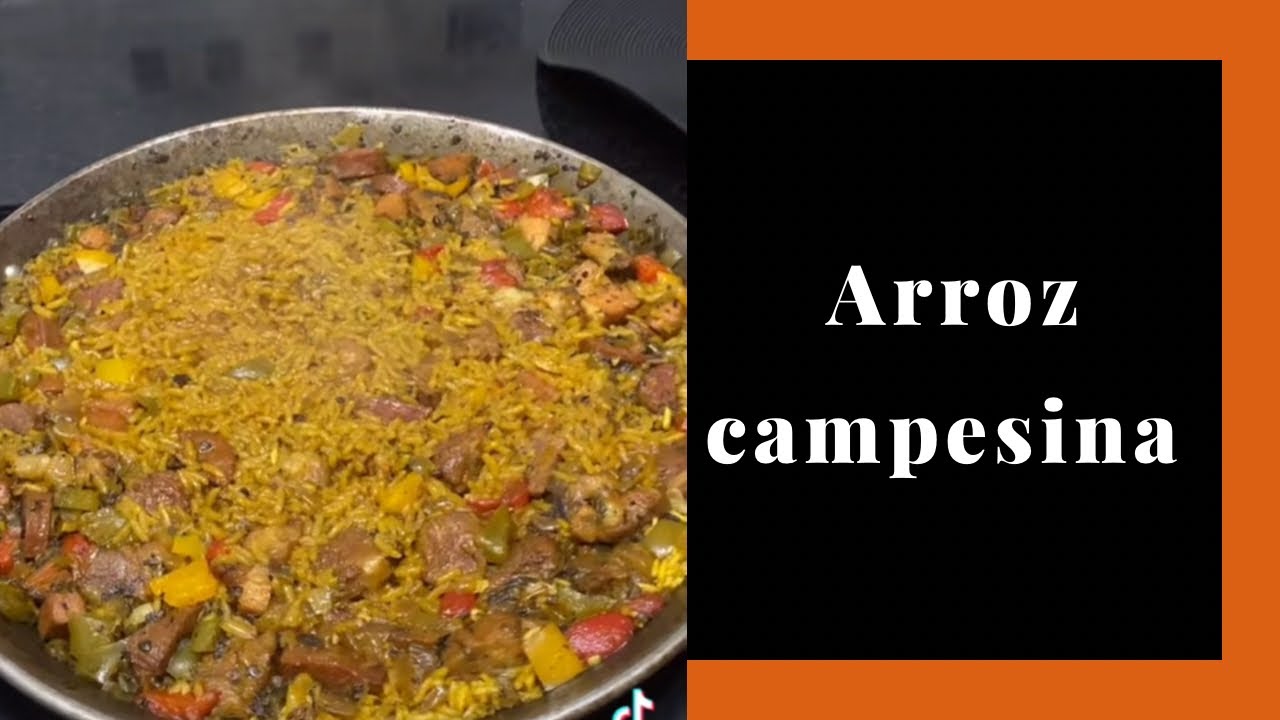 Arroz campesino, receta fácil y rápida