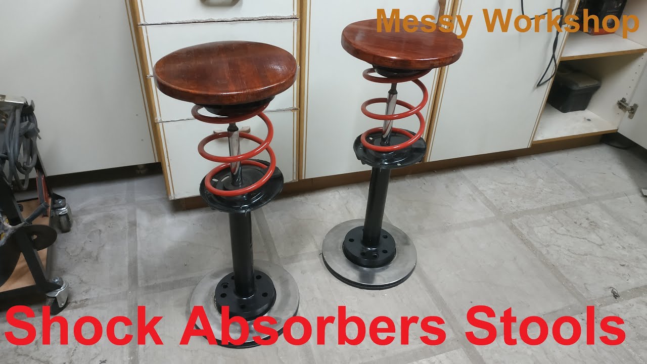 Σκαμπό από παλιές αναρτήσεις αυτοκινήτου | Stools From Shock Absorbers