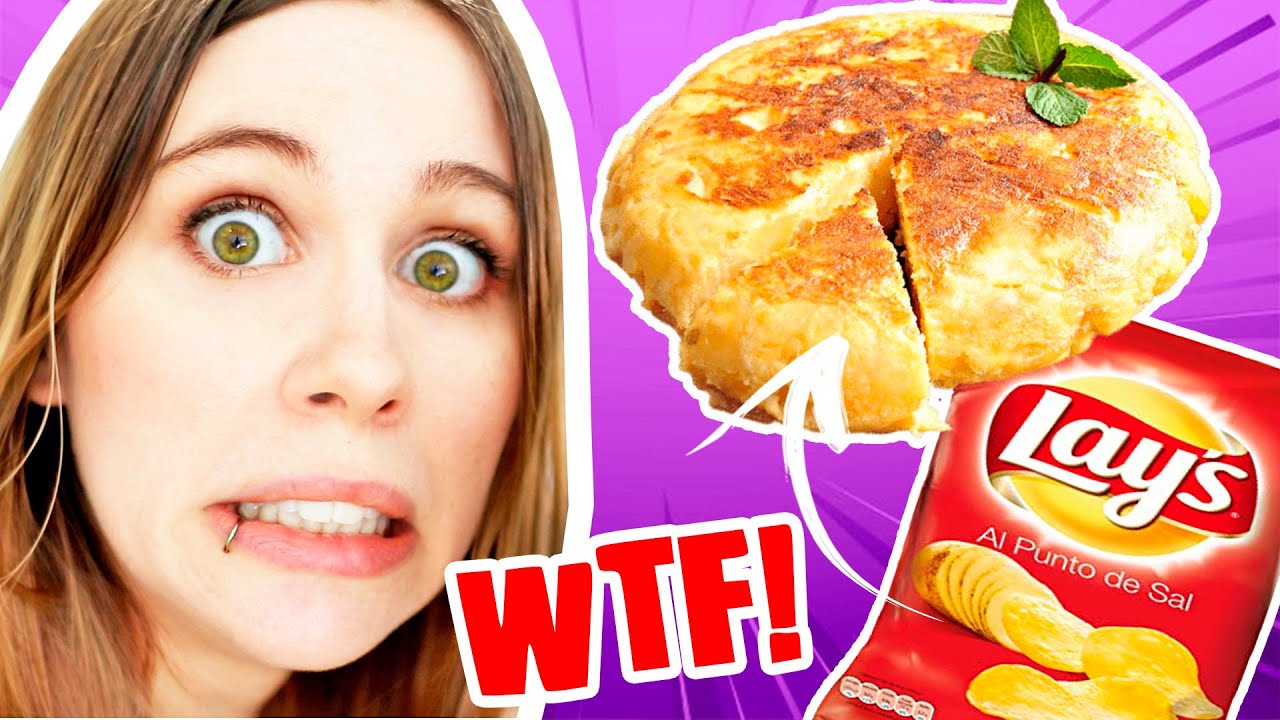 PROBANDO LA FAMOSA TORTILLA HERVIDA EN BOLSA DE PATATAS | OMELETTE LAYS