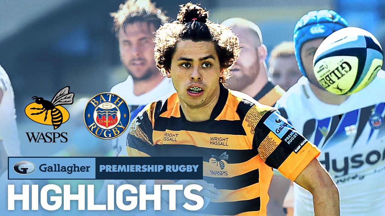 Wasps v Bath - HIGHLIGHTS | Another High Scoring Thriller! | Gallagher Premiership 2020/21