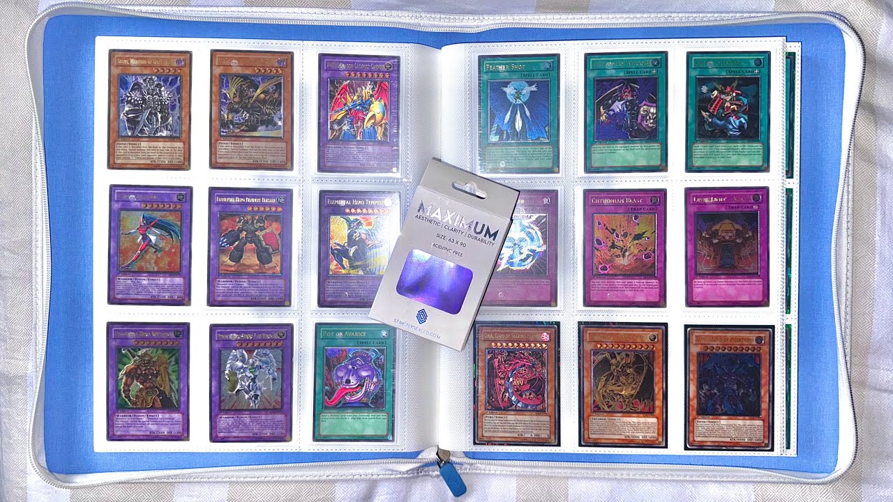 Sleeving My RARE Yugioh Cards!