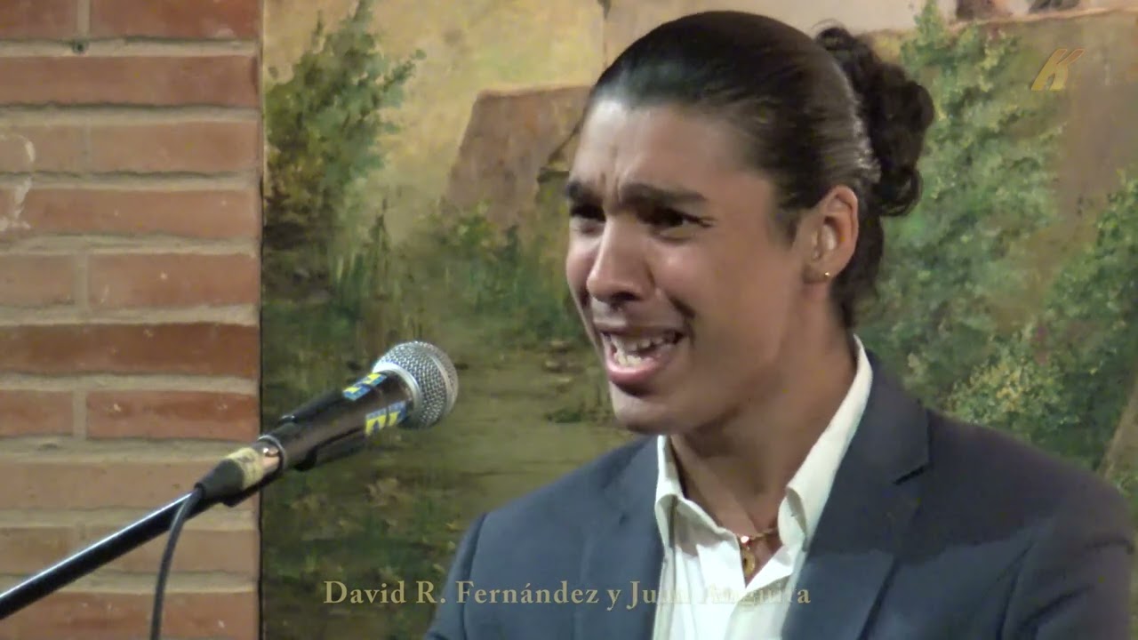 David Fernandez y Juan Anguita Concurso de cante flamenco Carmona 2022