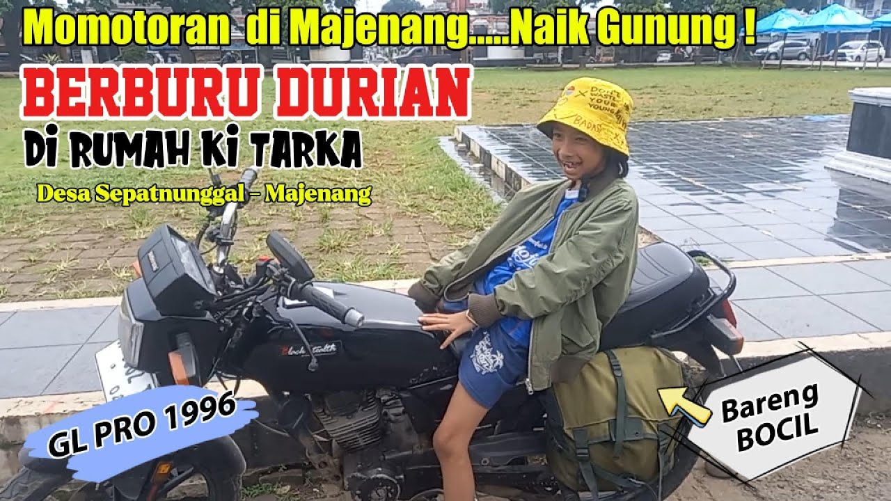 Momotoran naik gunung BERBURU DURIAN Ki Tarka di Sepatnunggal Majenang bareng BOCIL (tukang kamera)
