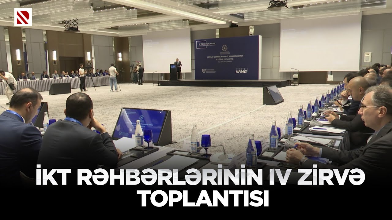 İKT rəhbərlərinin IV Zirvə toplantısı - XRİTDX: D&ouml;vlət qurumlarına kiberh&uuml;cumların sayı artıb