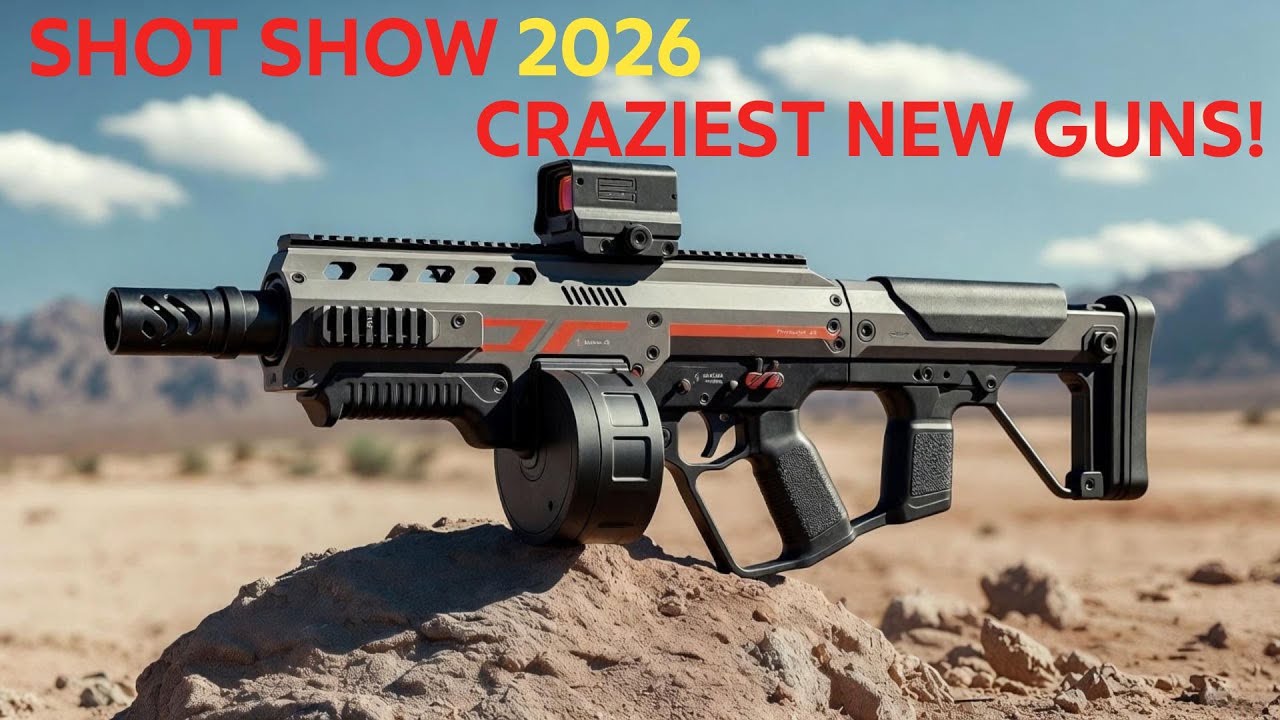 Самые неожиданные тактические модели оружия, представленные на выставке SHOT Show 2026 | Полный о...