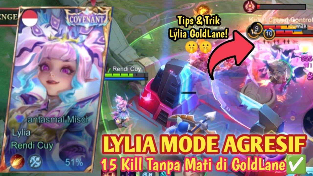 LYLIA GOLDLANE AWALNYA DIBACOTIN, PAS DIGENDONG MALAH DIAM🤣 BUILD LYLIA TERSAKIT 2026 - MLBB