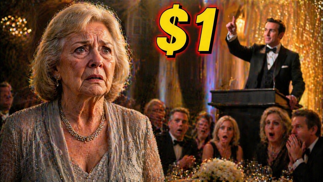 My Son Auctioned Me for $1 at His Charity Gala, Calling Me “His Troublesome Mother.” I Stayed Silent